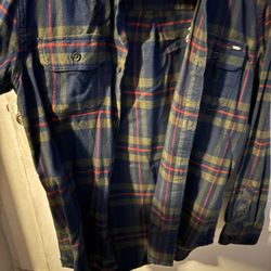 Vans Flannel Green Red 