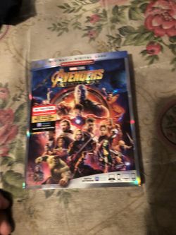 Brand new avengers infinity war blu ray movie