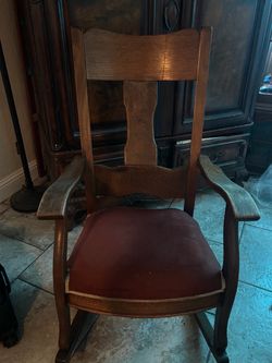 Vintage Wooden Rocking Chair