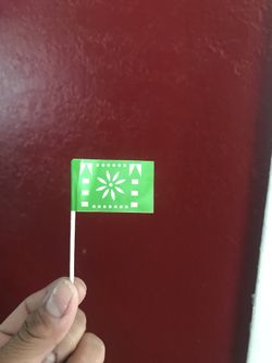 Fiesta toothpicks, cupcake toppers