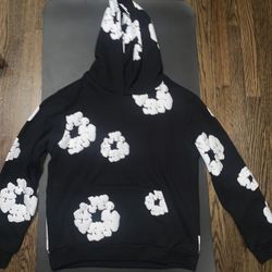 Denim Tear Hoodie Black 