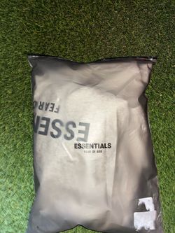 White Essential hoodie