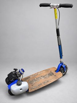 Vintage Blue Go-Ped Gas Scooter – Runs Good