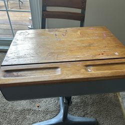 Vintage School Desk