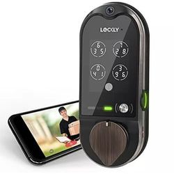 Brand New Sealed Lockly VISION Deadbolt Edition Smart Lock + Video Doorbell 