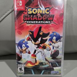 New Sealed Sonic x Shadow Generations Nintendo Switch Game