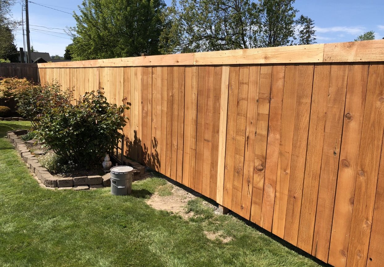 Simple cedar fences 18+$ per foot. Labor + material