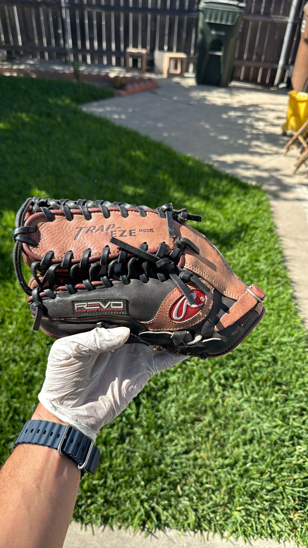 SC-750 Rawlings Trap-Eze Baseball Glove