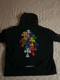 Chrome Hearts Multi-Color Cross Hoodie Black