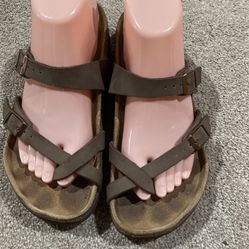 Brown Birkenstocks Slipper Size 38