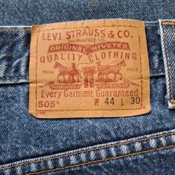 Levi Strauss 505 Jeans W44  L30