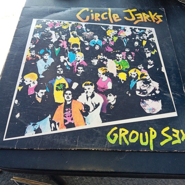 Circle Jerks - Group Sex VINYL LP 1980 Frontier Records