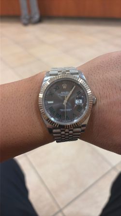 Rolex 41mm Whimbleton - Stainless Steel And White Gold