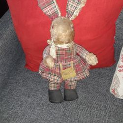 Very Old Plush Girl Rabbit 