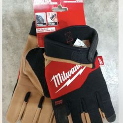 NEW Milwaukee Leather Performance Gloves Size X-Large 10" / XL Model# 48-73-0023