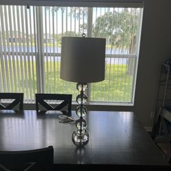 Solid Crystal Lamp With Shade