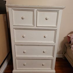 Dresser (34Wx22Dx50H) for $75 Firm (Walnut 91789)