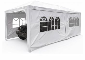 Outdoor 10 x 20 Feet Canopy Tent, Party Wedding Tent with Removable Walls, Portable Canopy Shelter Gazebo Pavilion for Event, Backyard White