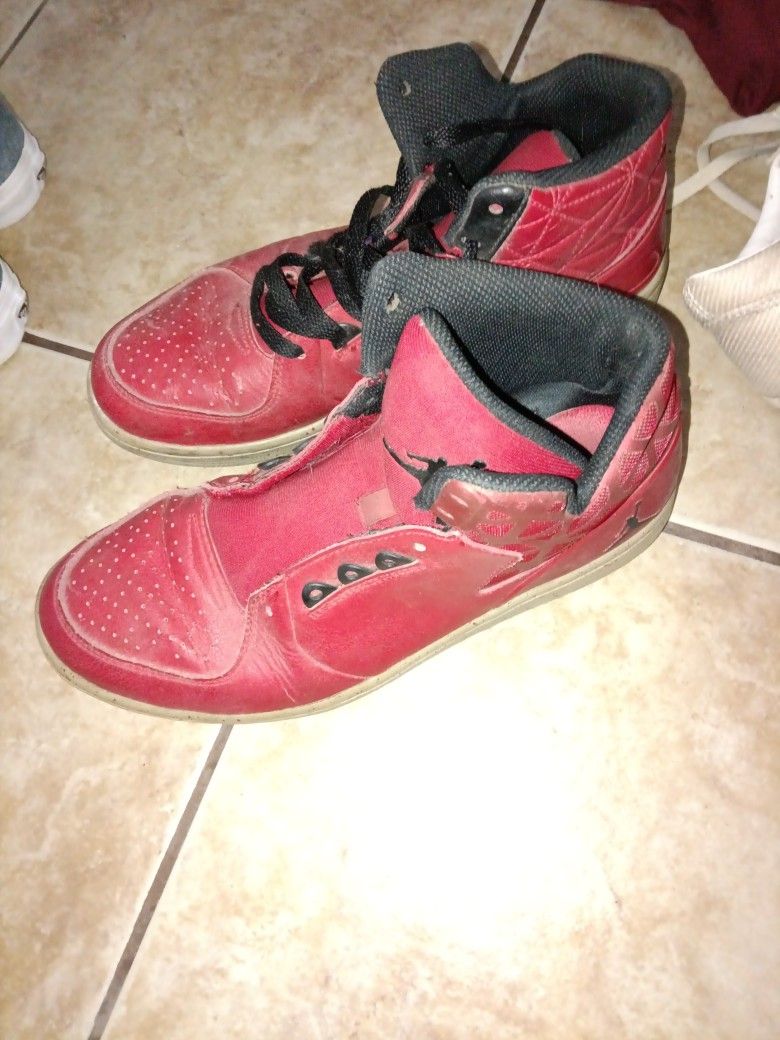 Red Jordans Size 9