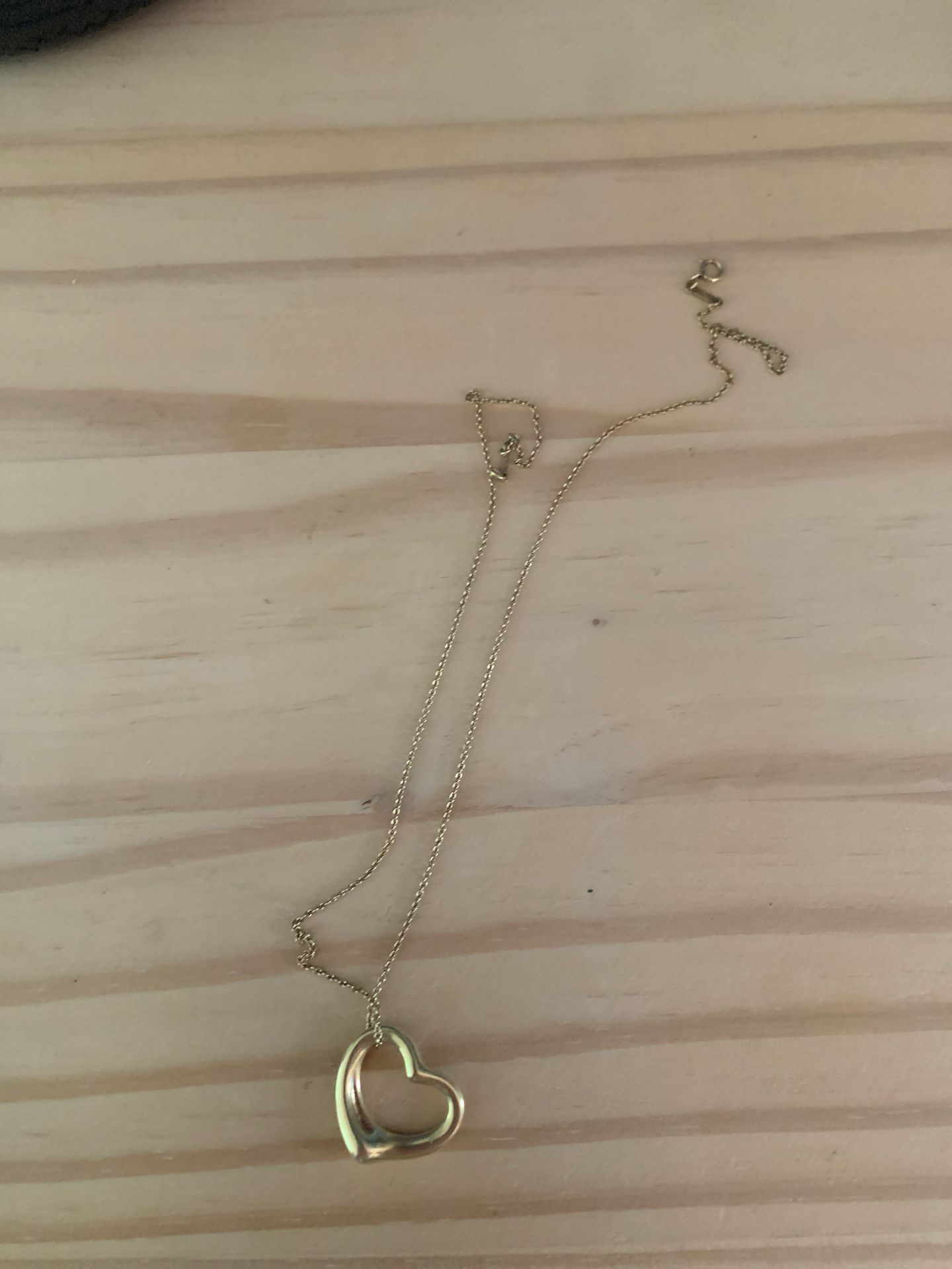 18k gold Tiffany necklace