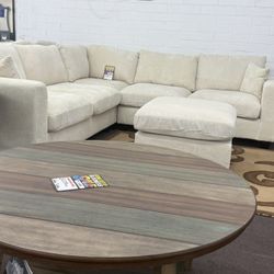 Sectional With Ottoman 