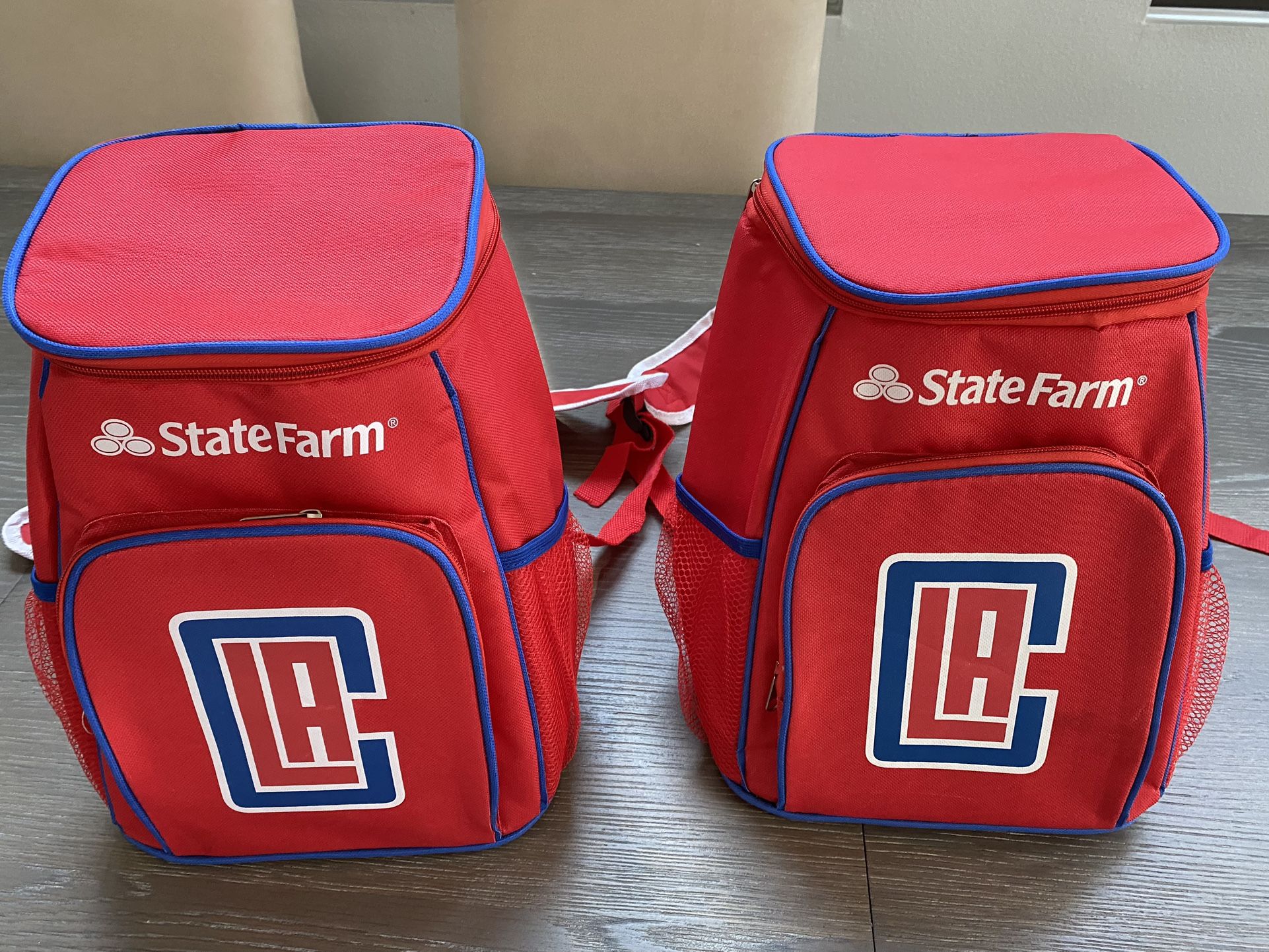 New LA Clippers Backpack Cooler Bags -2 Bags