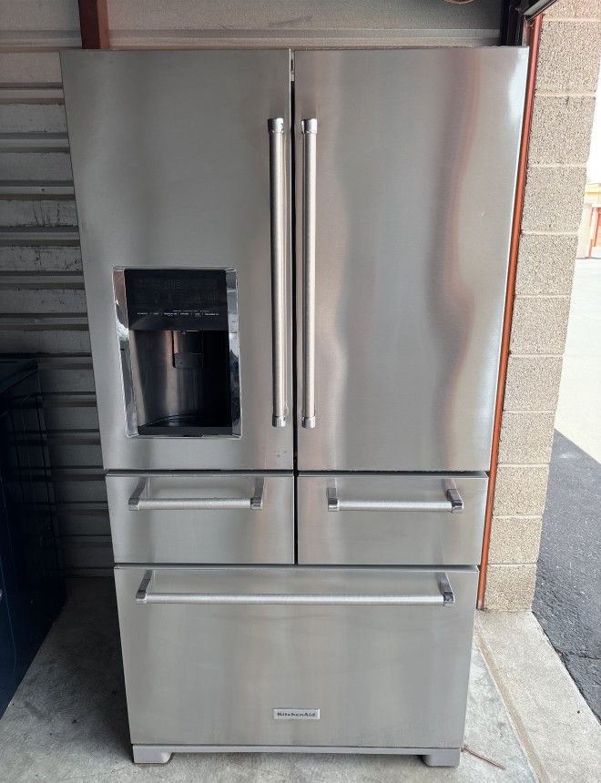 Kitchenaid Stainless Steel Refrigerator And Freezer