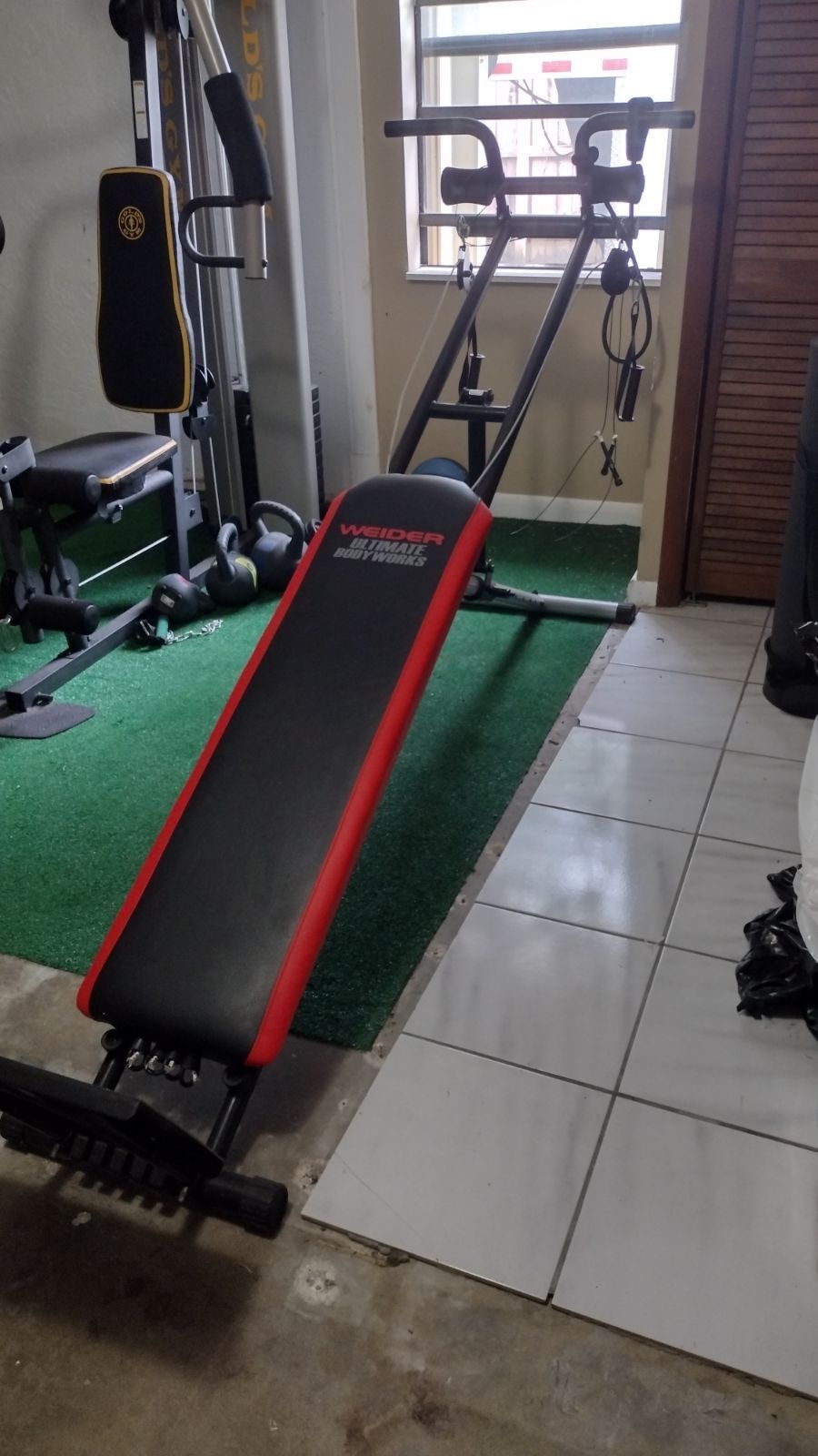 Workout Bench Weider Ultimate Body Works Accessories Weider