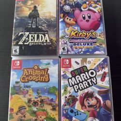 Nintendo Switch With Games