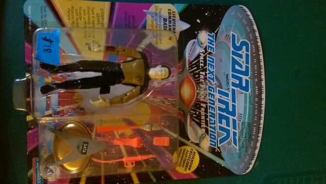 Star Trek action figure. Lieutenant Commander Data