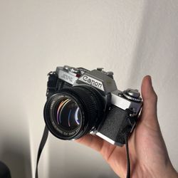 Vintage Canon AV-1 Film SLR Camera