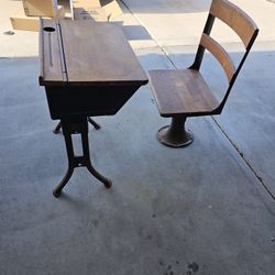Antique School Desk