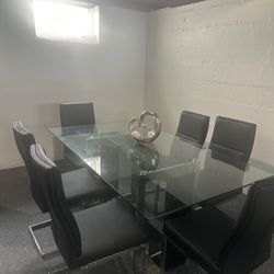 Glass  Table Set 