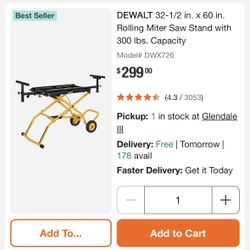 Dewalt Adjustable Miter Saw Stand 