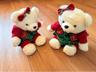 Christmas in July! Hallmark 2001 Christmas teddy bears