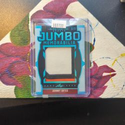 Johnny Oates #JM-12 Leaf 🌿 GAME USED MEMORABILIA 3/3 BOOKEND 📚