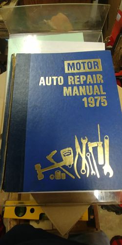 Motor auto repair manual 1975