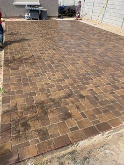 Pavers turf travertine sod