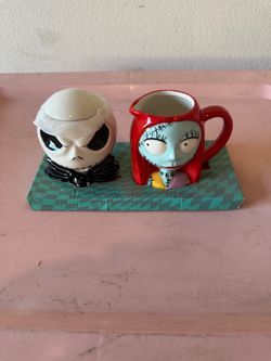 JACK & SALLY CREAMER & SUGAR SET