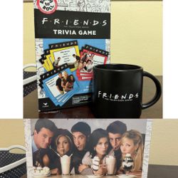 Friends Milkshake 500 Piece Jigsaw Puzzle, Trivia Game and Coffee Mug Set