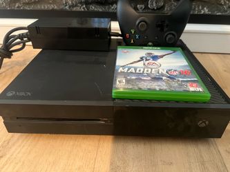 Xbox one with wires,remote ,game