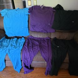 used medical scrubs office used only 