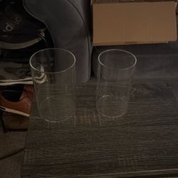 10-Piece Glass Vase/Candle Holder Set (5 Wide, 5 Skinny)