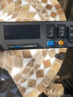Ac Control Panel For Chevy Silverado