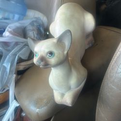Freeman McFarlin 1958 Pottery Siamese Cat Piece