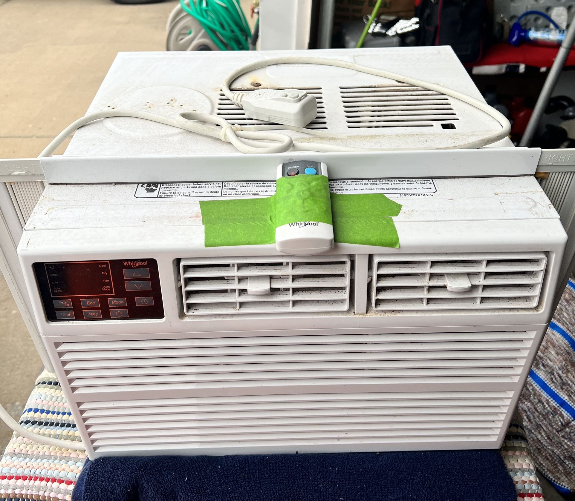 Whirlpool 8,000 BTU Window Air Conditioning Unit  With Remote 