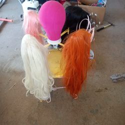 4 WIGS  FOR SALE
