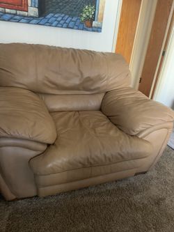 Leather couch