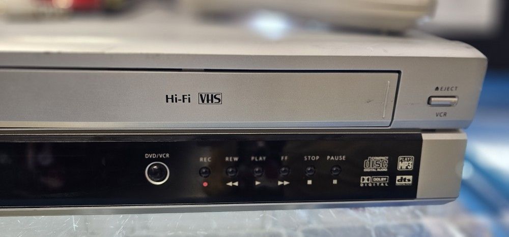 DVD And VHS Player + Remote