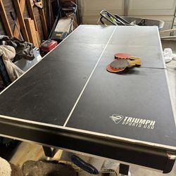 Ping Pong And Pool Table (convertible)